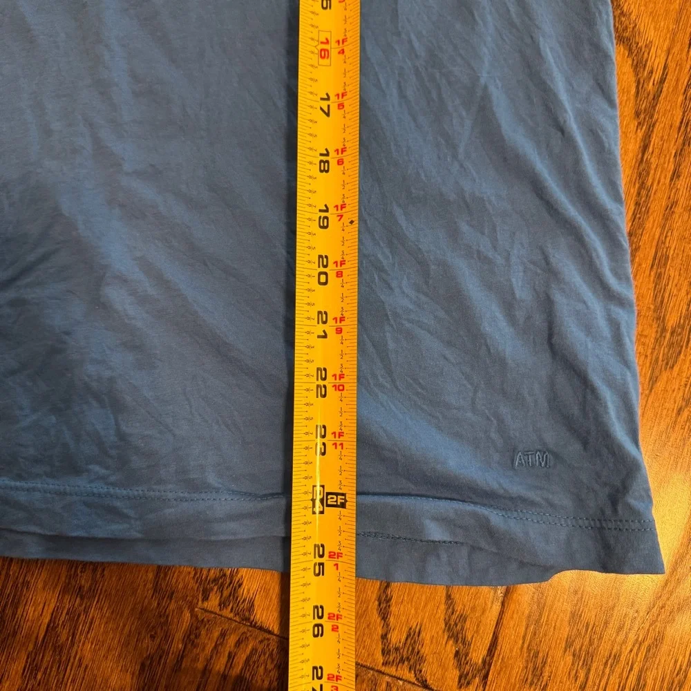 ATM Classic Jersey Sleeveless Boy Tee in Blue - Picture 8 of 11